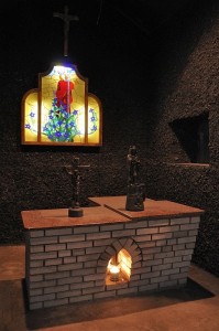 w702 Kapliczka św. Barbary w kopalni Guido w Zabrzu