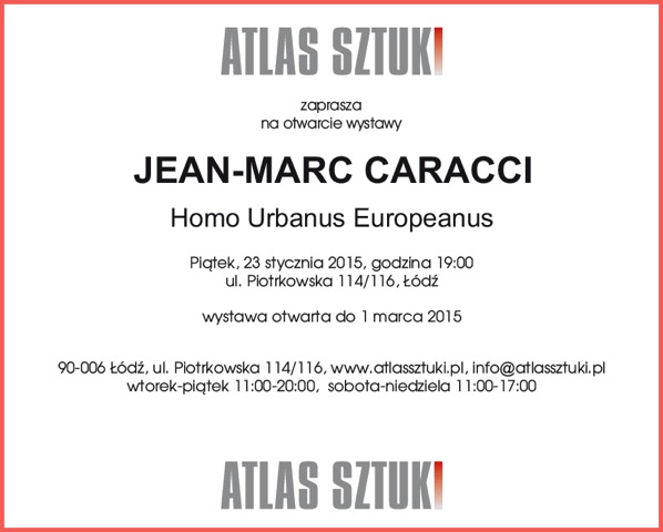 Wystawa fotografii Homo Urbanus Europeanus w łódzkiej galerii Atlas Sztuki