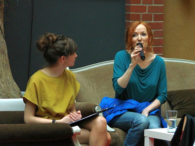 C00003 Spotkanie widzów z Justyną Szafran, aktorką Teatru Capitol